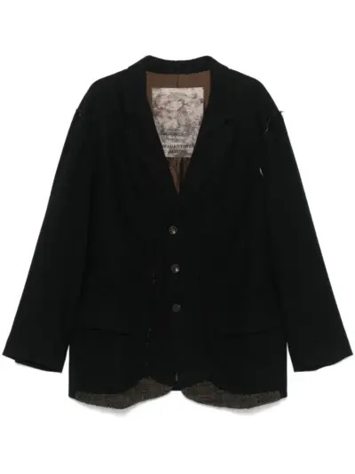 Ziggy Chen twill blazer - Black