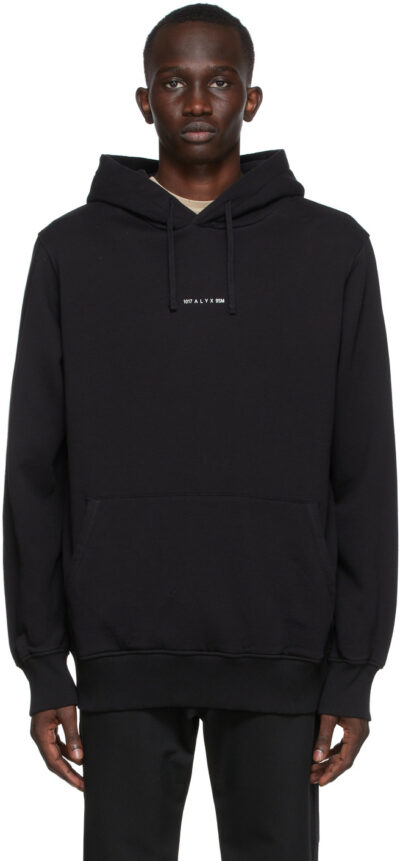 1017 ALYX 9SM Black Collection Logo Hoodie