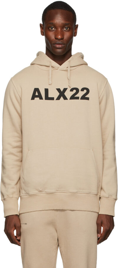 1017 ALYX 9SM Tan Logo Hoodie