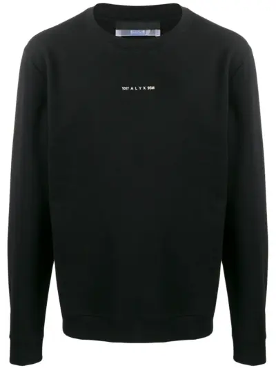 1017 ALYX 9SM logo print sweatshirt - Black