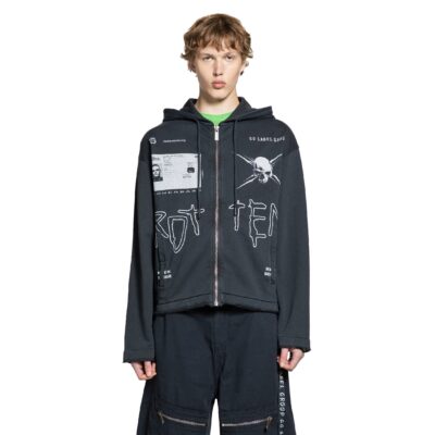 44 Label Group 44 LABEL GROUP MAN BLACK SWEATSHIRTS