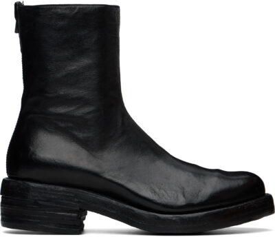 A DICIANNOVEVENTITRE Black Kangaroo M110 Boots