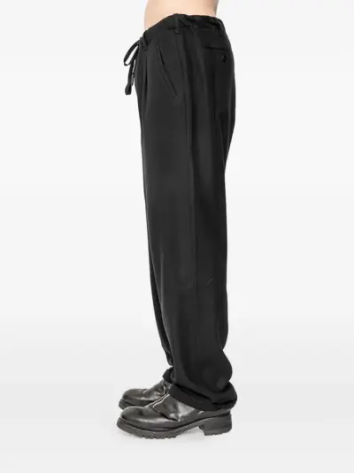 Andrea Ya'aqov drawstring-waist trousers - Black