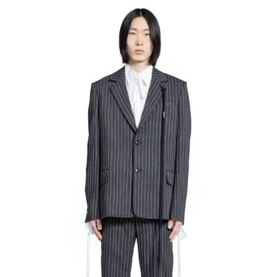 Ann Demeulemeester Aksel tailored Blazer in Pistriped viscose