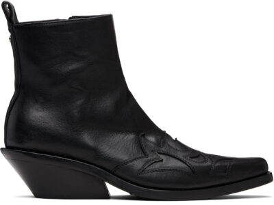 Ann Demeulemeester Black Heimo Ankle Boots