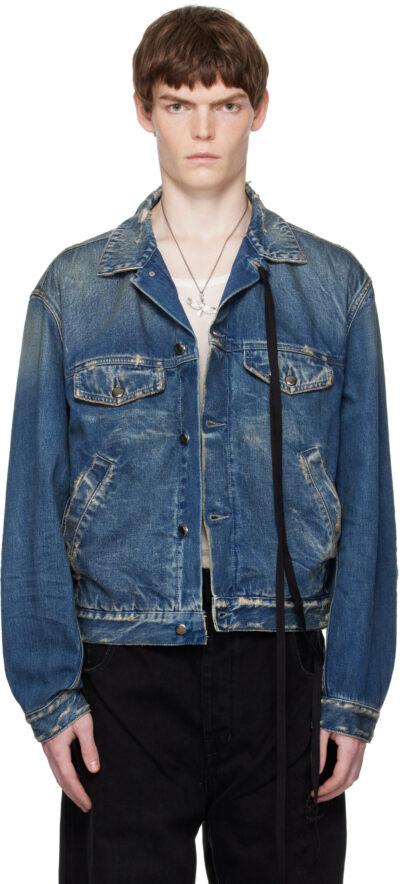 Ann Demeulemeester Blue Raf 5-Pockets Standard Denim Jacket
