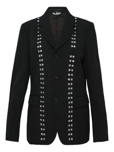 Black Comme Des Garçons studs blazer