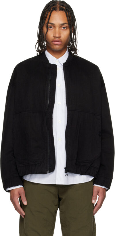 CASEY CASEY Black Mika Blouson Bomber Jacket