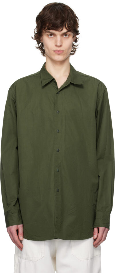 CASEY CASEY Green Fabiano Shirt