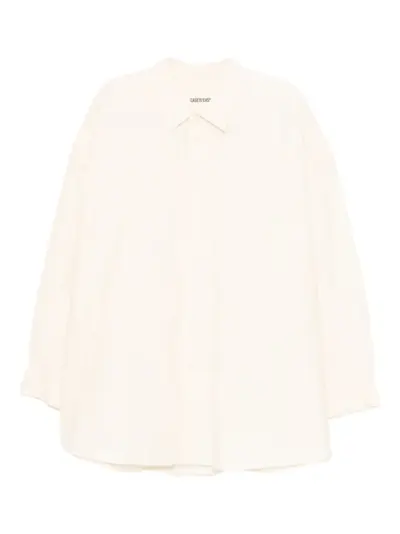 Casey Casey crease-effect shirt - Neutrals