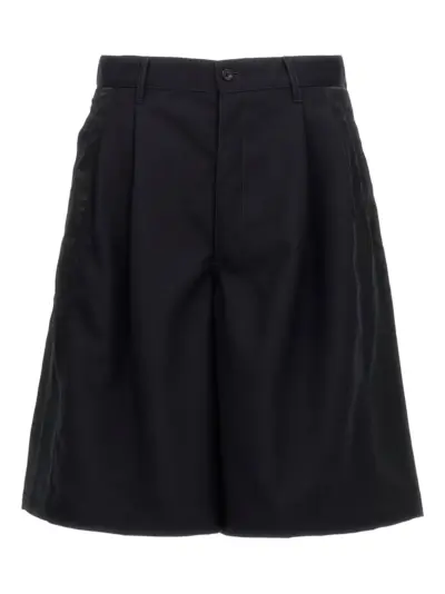 Comme Des Garçons Shirt panelled cropped trousers - Black