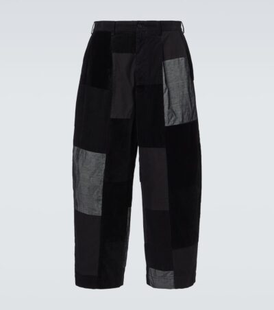 Comme des GarÃ§ons Homme Patchwork corduroy barrel-leg pants
