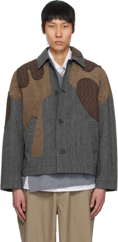 Craig Green Gray Utility Patch Jacket
