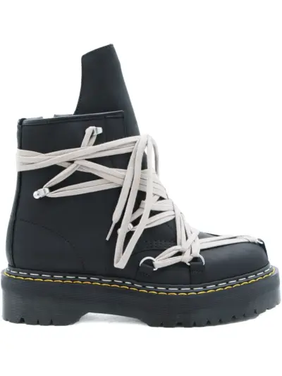 Dr. Martens x Rick Owens lace-up platform boots - Black