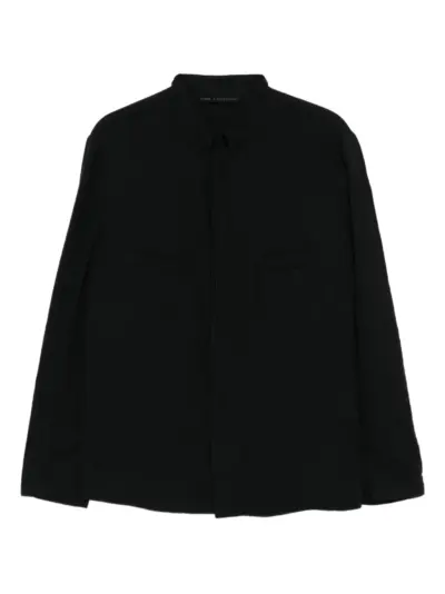 Forme D'expression cotton shirt jacket - Black