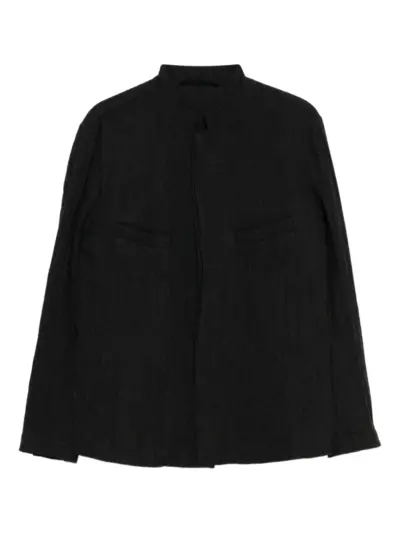 Forme D'expression stand-up-collar jacket - Black