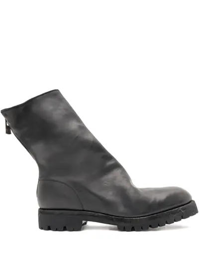 Guidi zip biker boots - Black