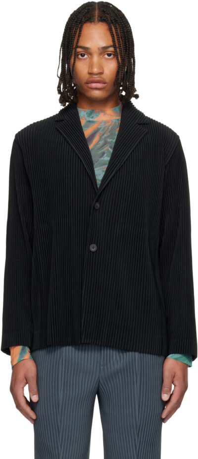 HOMME PLISSÉ ISSEY MIYAKE Black Basics Blazer