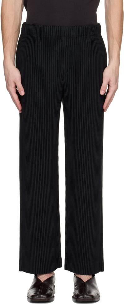 HOMME PLISSÉ ISSEY MIYAKE Black Tailored Pleats 2 Trousers