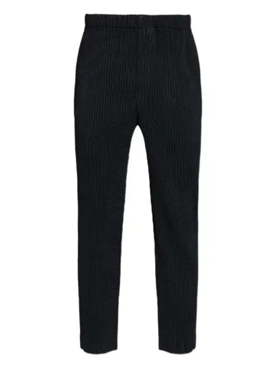 Homme Plissé Issey Miyake elasticated-waist pleated trousers - Black