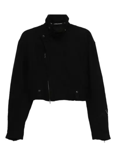 Julius cropped jacket - Black