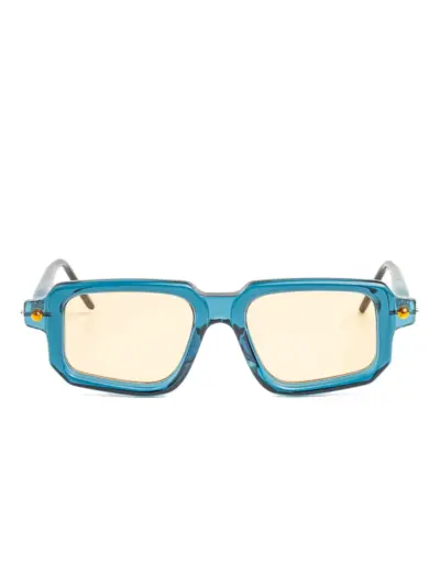 Kuboraum rectangle-frame sunglasses - Blue
