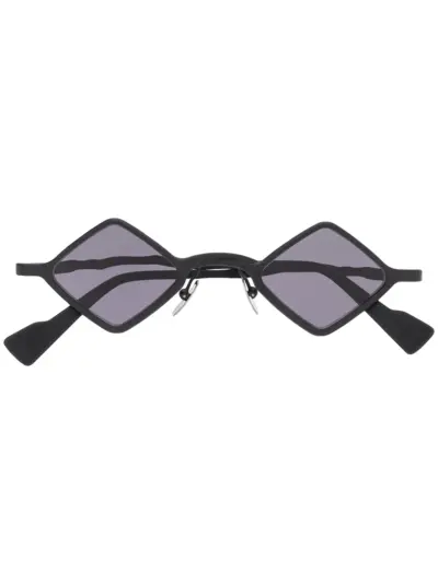 Kuboraum square frame sunglasses - Black