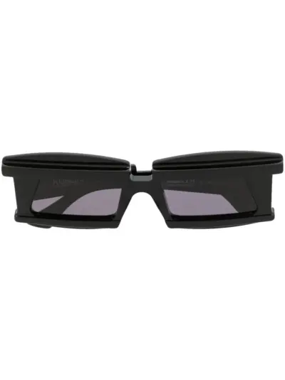 Kuboraum square-frame tinted sunglasses - Black