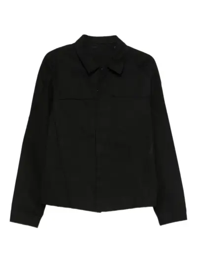 Leon Emanuel Blanck inset-pocket worker jacket - Black