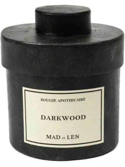 MAD et LEN Darkwood scented candle (300g) - Black