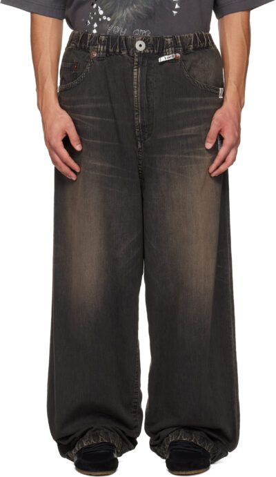 Maison MIHARA YASUHIRO Black Light Denim Wide Jeans