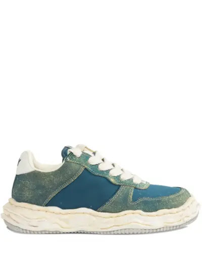 Maison MIHARA YASUHIRO Wayne distressed-effects sneakers - Blue
