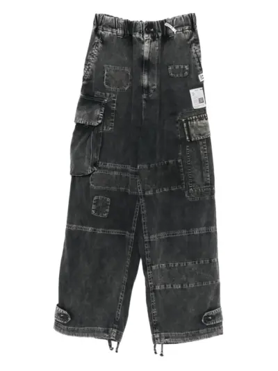 Maison MIHARA YASUHIRO cargo-pockets track pants - Black