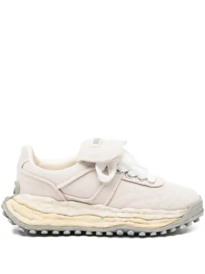 Maison MIHARA YASUHIRO logo-patched trainers - Neutrals