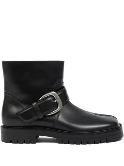 Maison Margiela Tabi buckle-ankle coutry boots - Black