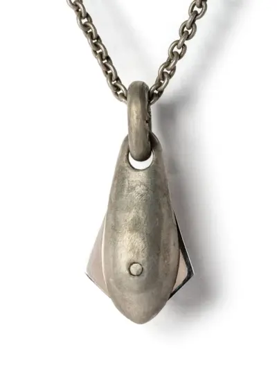Parts of Four Chrysalis pendant necklace - Silver