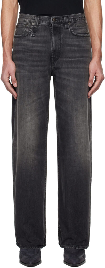 R13 Black D'Arcy Loose Jeans