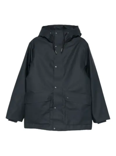 Rains button-up coat - Blue