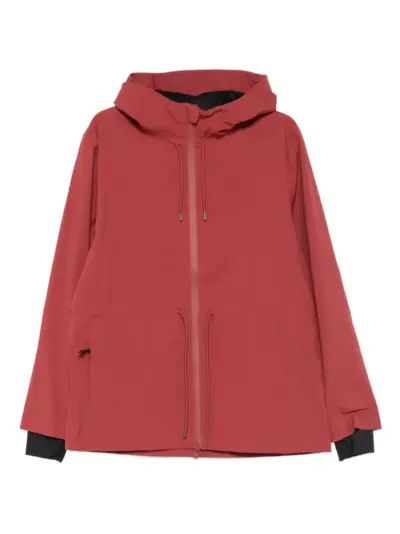 Rains zip-fastening coat - Red