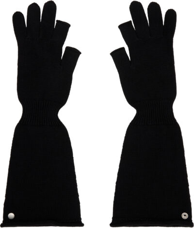 Rick Owens Black Concordians Sphinx Gloves