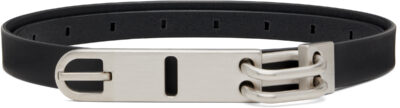 Rick Owens Black Concordians Tongue Belt