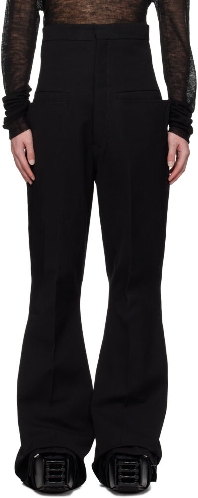 Rick Owens Black Dirt Lido Trousers