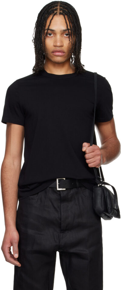 Rick Owens Black Hollywood Short Level T-shirt