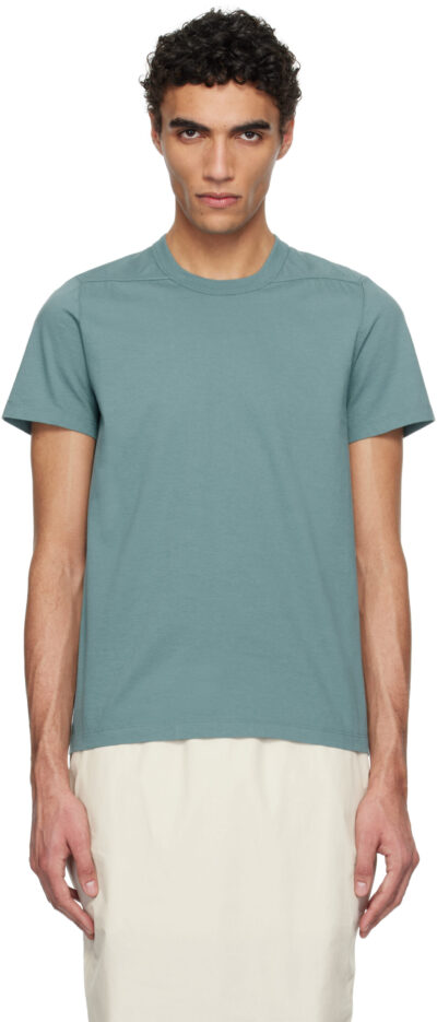 Rick Owens Blue Hollywood Short Level T-shirt