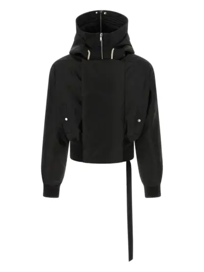 Rick Owens DRKSHDW Alice hooded zip-up jacket - Black