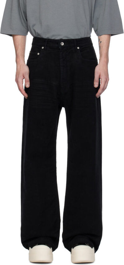 Rick Owens DRKSHDW Black Porterville Geth Trousers