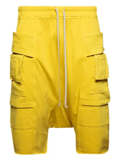 Rick Owens DRKSHDW cargo-pocket shorts - Yellow