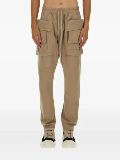Rick Owens DRKSHDW drawstring cargo pants - Neutrals