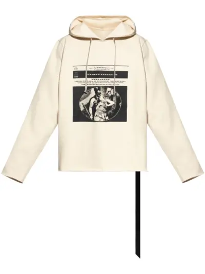Rick Owens DRKSHDW hooded sweatshirt - Neutrals