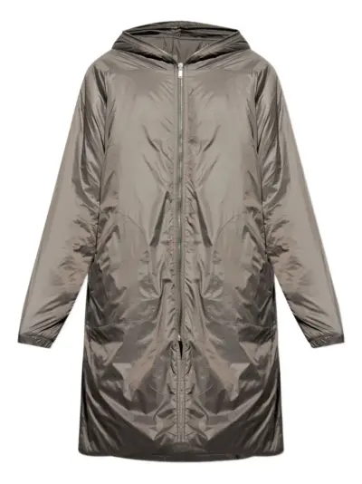 Rick Owens DRKSHDW hooded zip coat - Grey